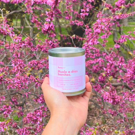 Vela Primavera Floral - Flor de cerezo y bambú