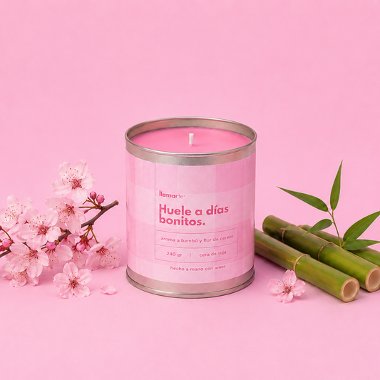 Vela Primavera Floral - Flor de cerezo y bambú