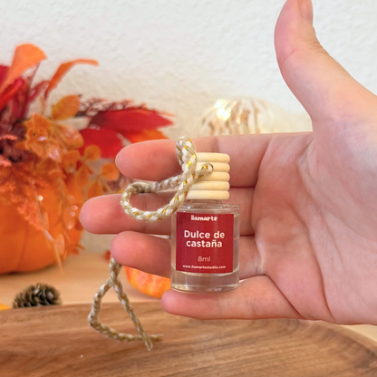 Ambientador coche Otoño - Dulce de castaña