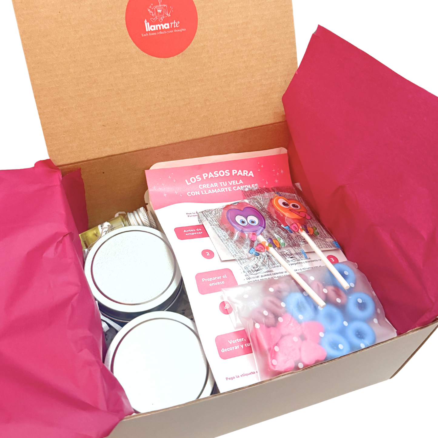 Kit para hacer velas aromáticas en casa