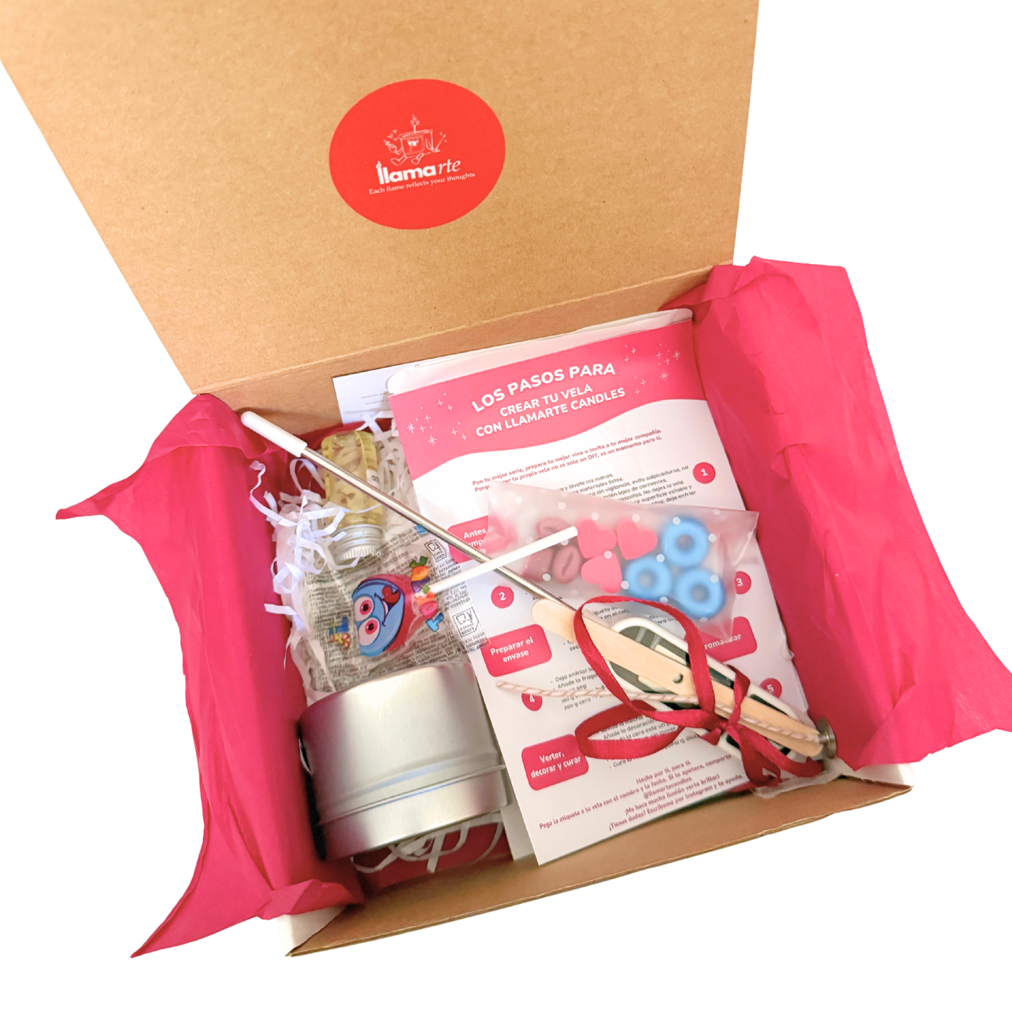 Kit para hacer velas aromáticas en casa