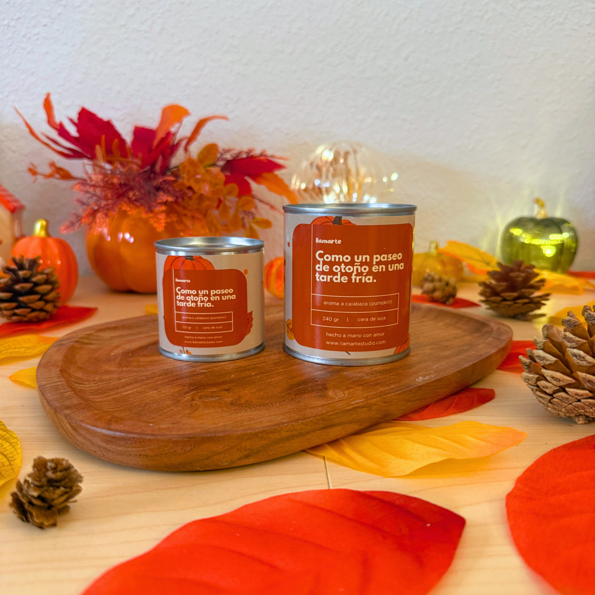 Vela Otoño Especiado - Calabaza (o Pumpkin)