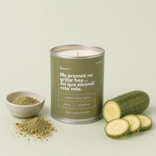 Vela Relajación - Matcha y pepino