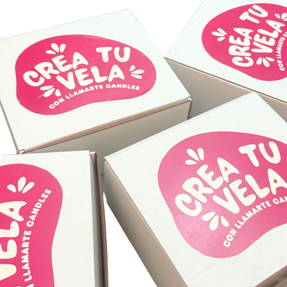 Kit para hacer velas aromáticas en casa