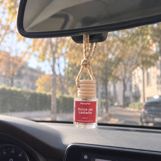 Ambientador coche Otoño - Dulce de castaña