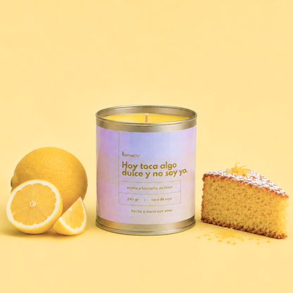 Vela Primavera Dulce - Bizcocho de limón