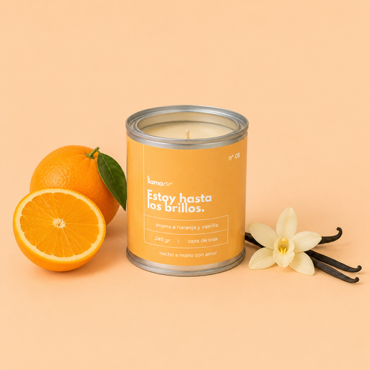 Vela Desconexión - Naranja y vainilla