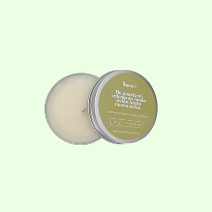Vela Verano - Helado de pistacho con café